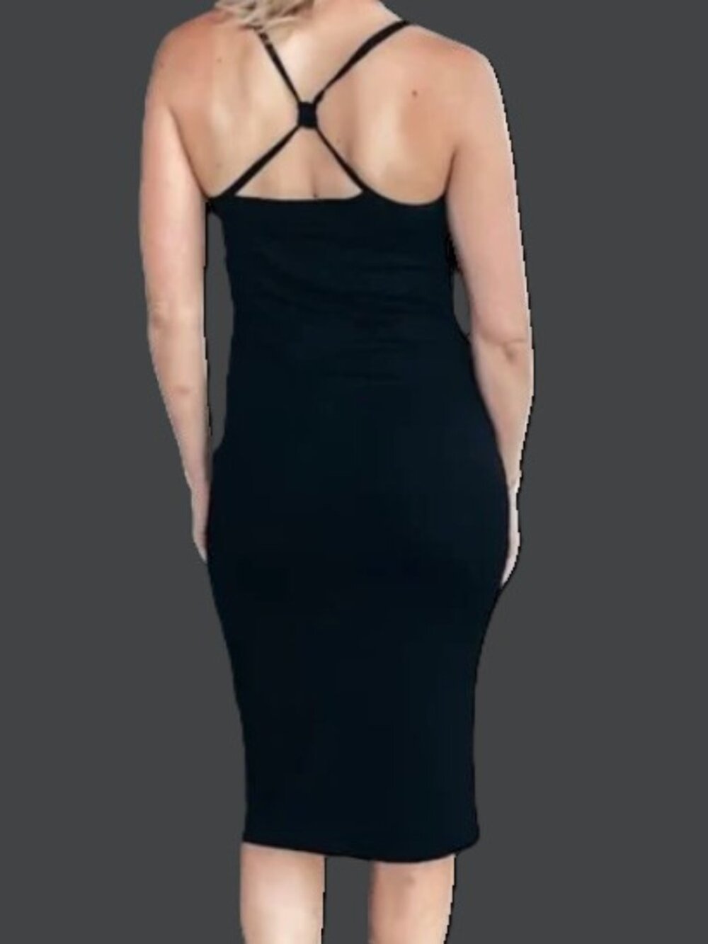 Goldray Knit Midi Dress